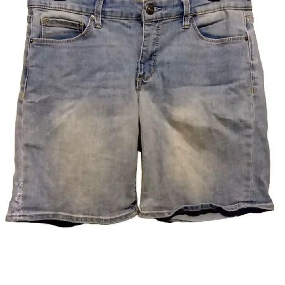 Vintage America Boho Short Faded Blue Denim Shorts‎ Women's Size 6